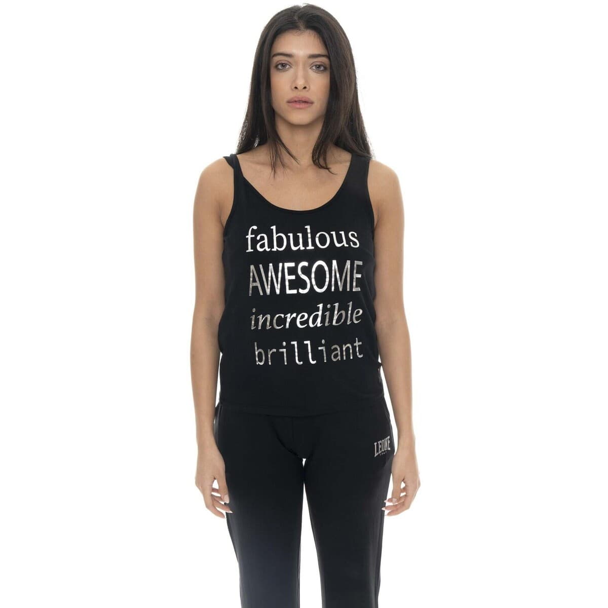 Women's Sleeveless Tops Leone 1947 White