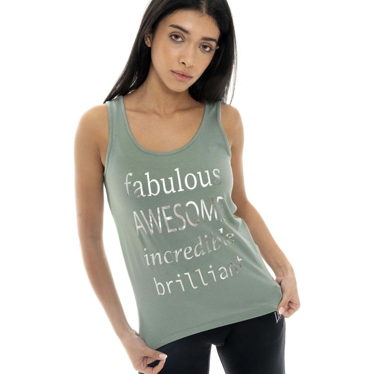 Women's Sleeveless Tops Leone 1947 Green