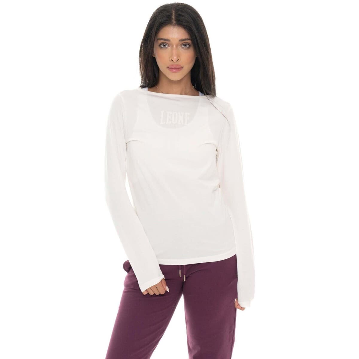 Μπλουζάκια με μακριά μανίκια Leone 1947 Woman T-Shirt Long Sleeves Never Without