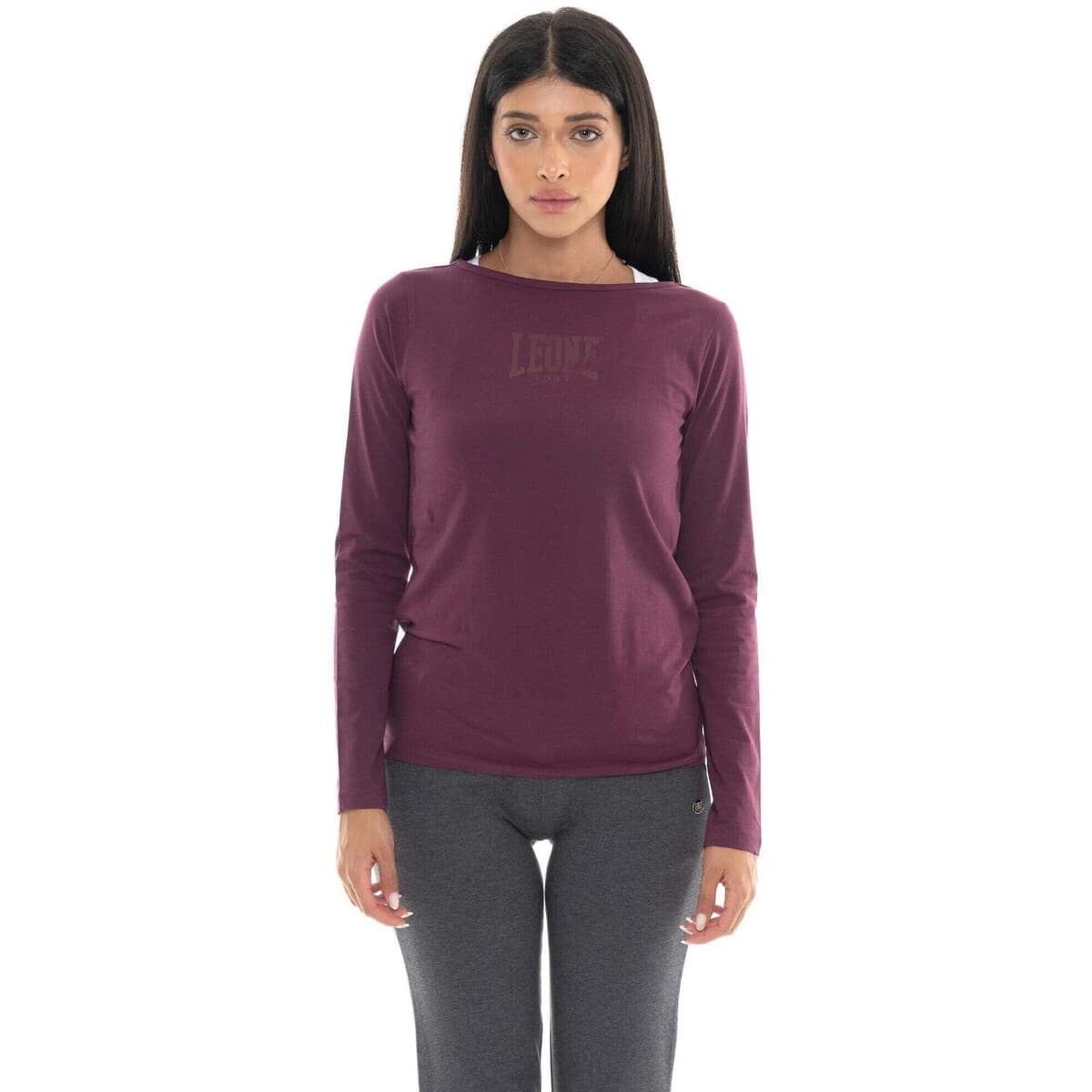 Μπλουζάκια με μακριά μανίκια Leone 1947 Woman T-Shirt Long Sleeves Never Without