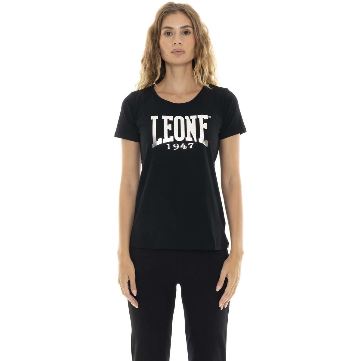 T-shirt με κοντά μανίκια Leone 1947 Woman T-Shirt Short Sleeves Never Without