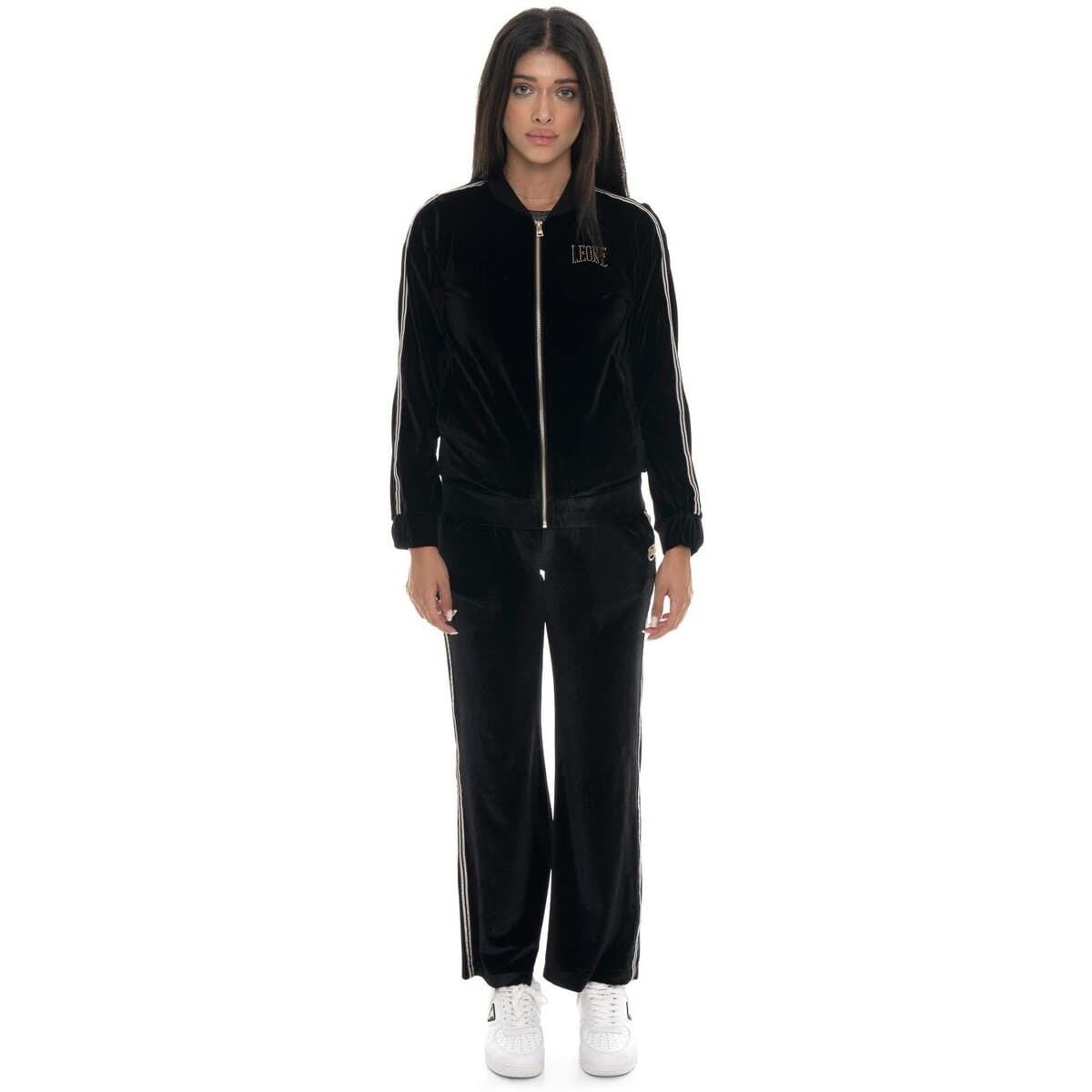 Σετ από φόρμες Leone 1947 Woman Tracksuits Chenille Gold Studs