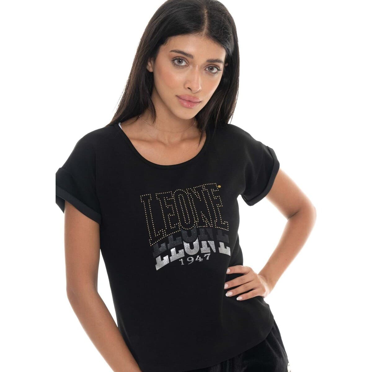 Women's T-Shirts Leone 1947 Black