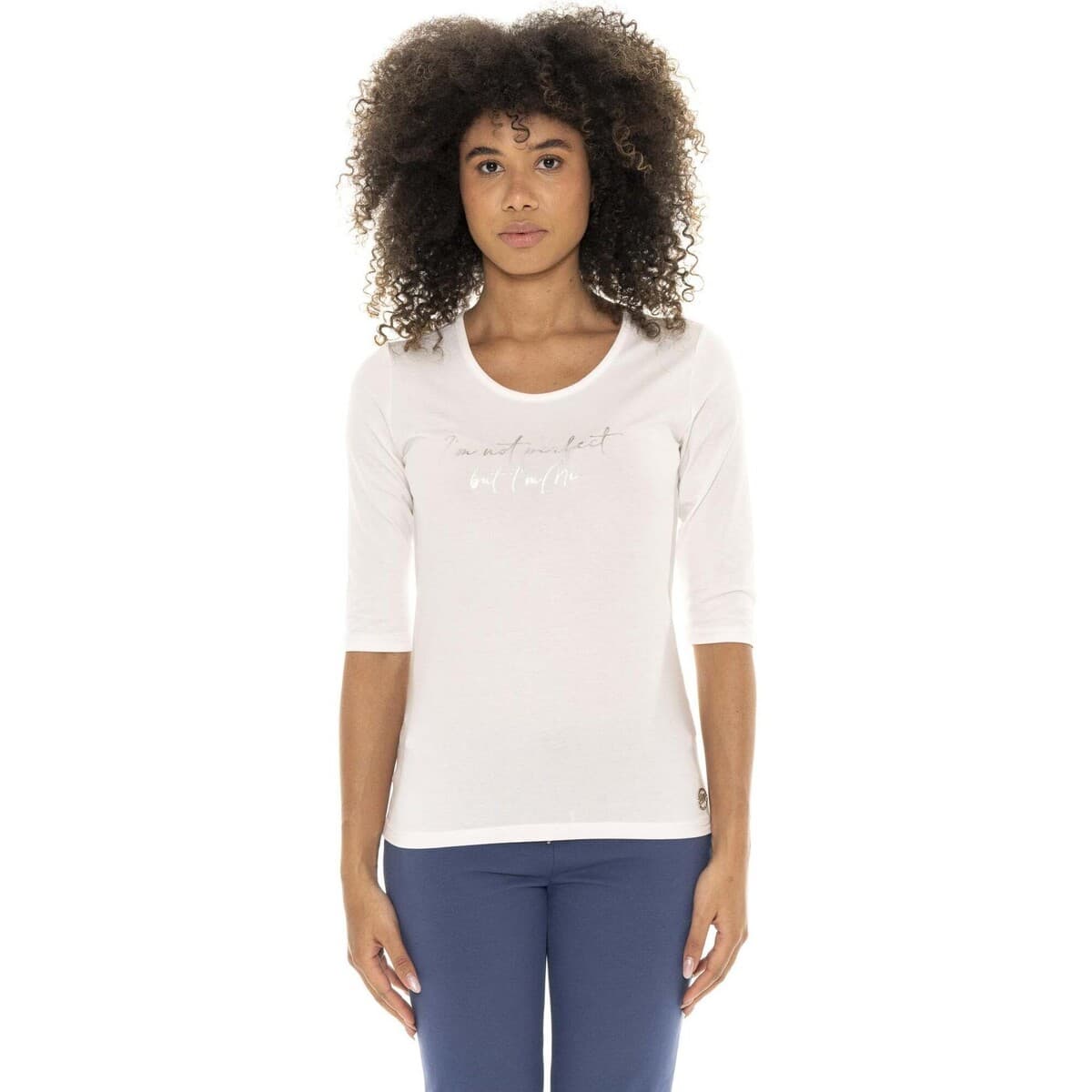 Μπλουζάκια με μακριά μανίκια Leone 1947 Woman T-Shirt Short Sleeves Braid