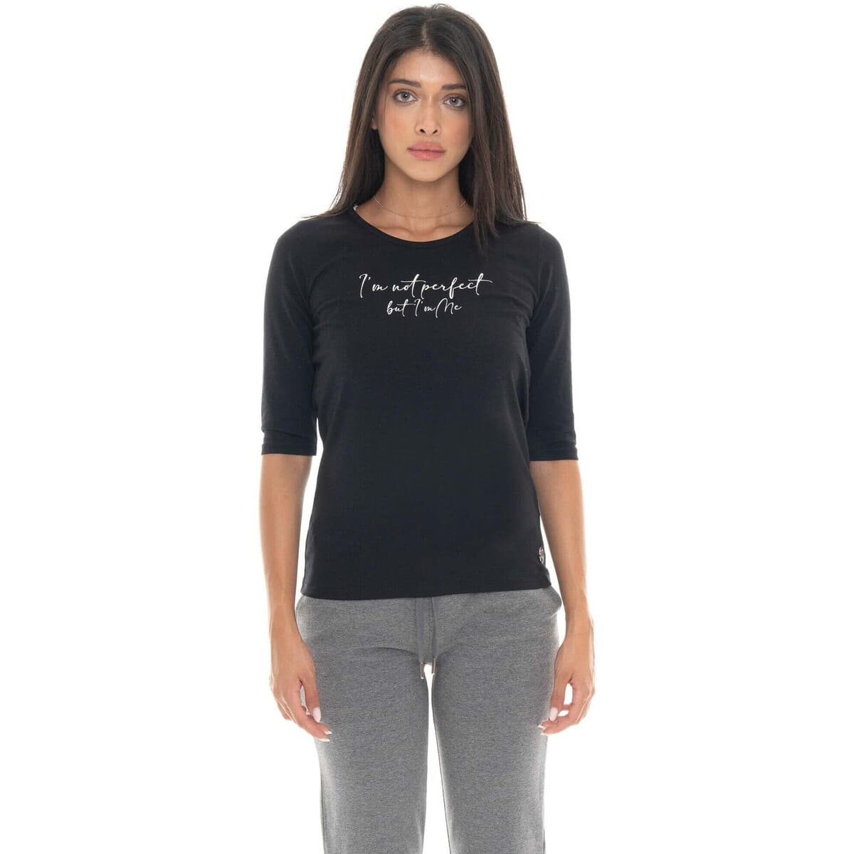 Μπλουζάκια με μακριά μανίκια Leone 1947 Woman T-Shirt Short Sleeves Braid