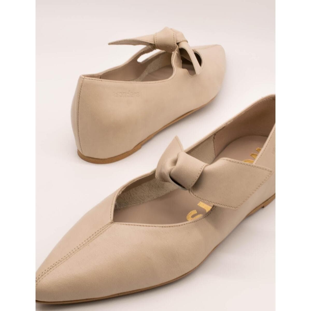Women's Ballet Flats Wonders Beige