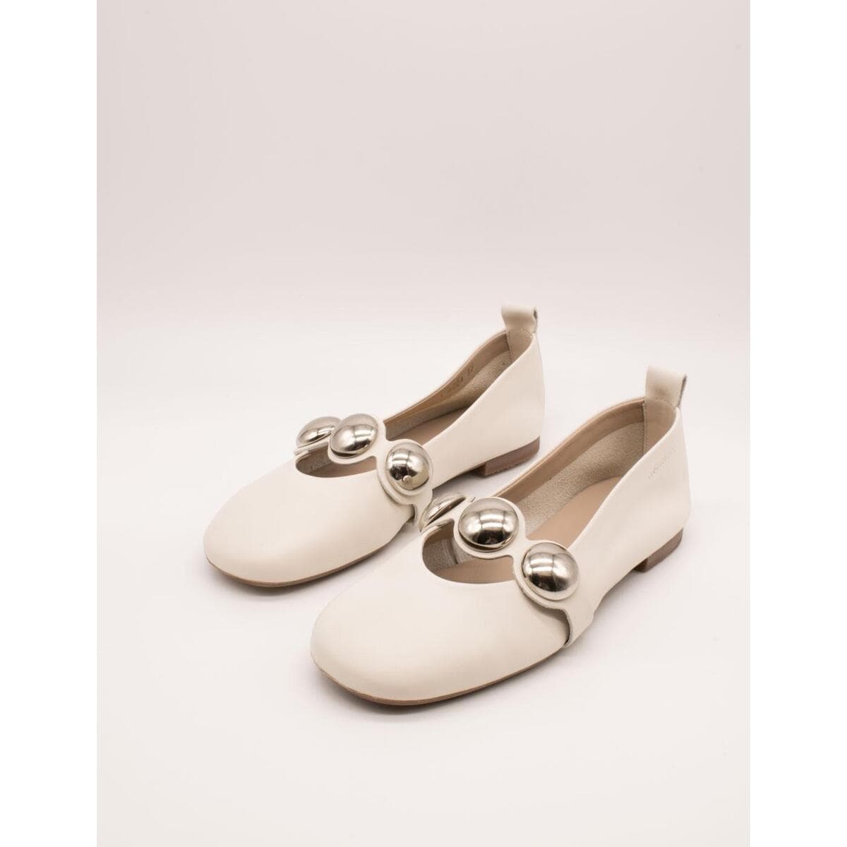 Women's Ballet Flats Wonders White