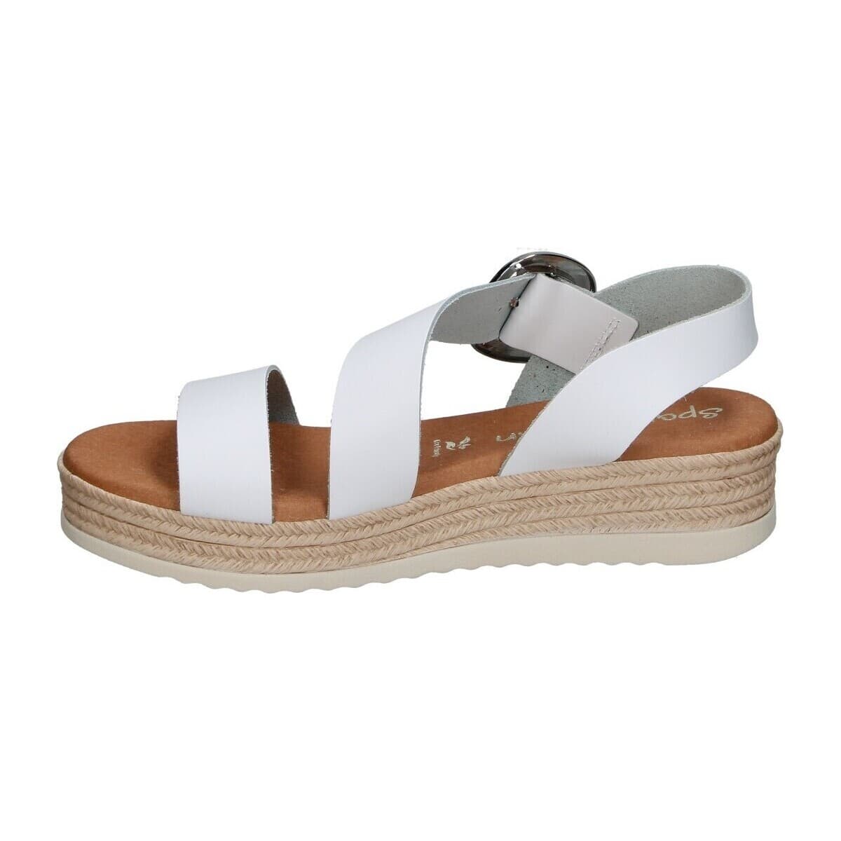 Women's Platforms Spar Woman White