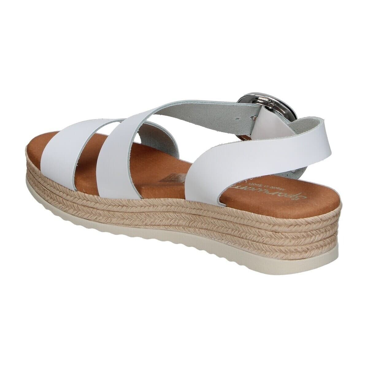 Women's Platforms Spar Woman White