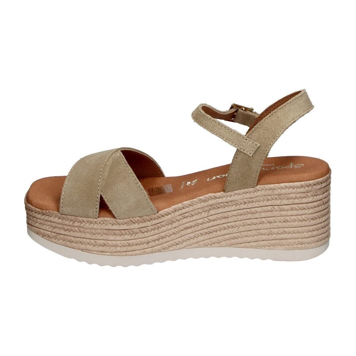 Women's Platforms Spar Woman Beige