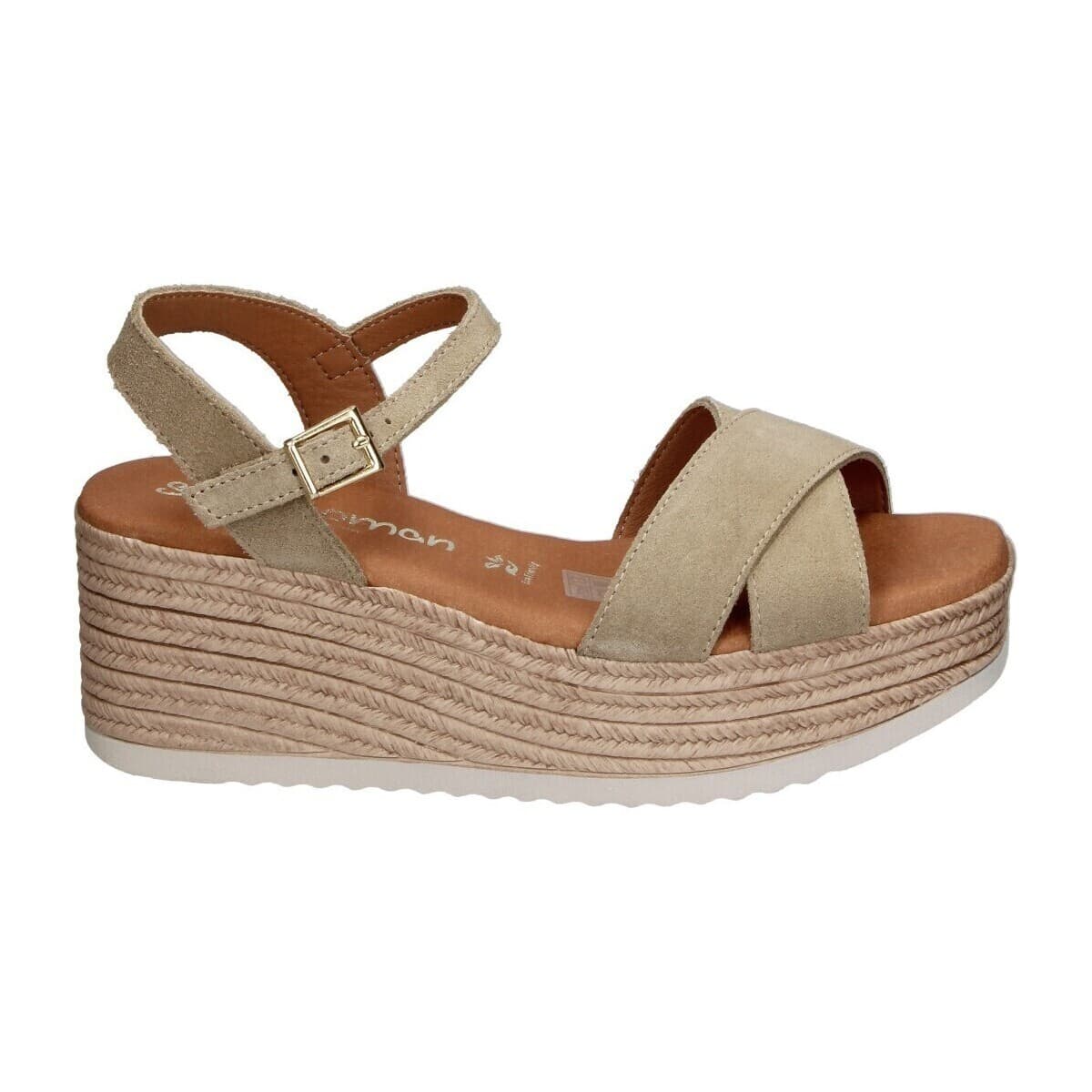 Women's Platforms Spar Woman Beige