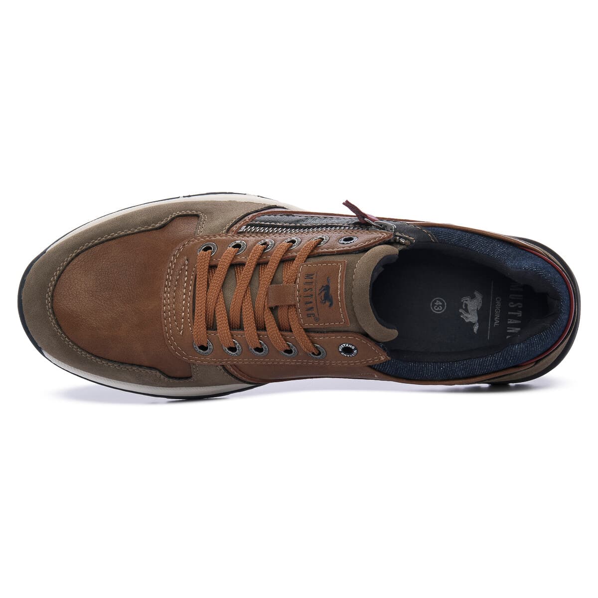 Men's Sneakers Mustang Brown
