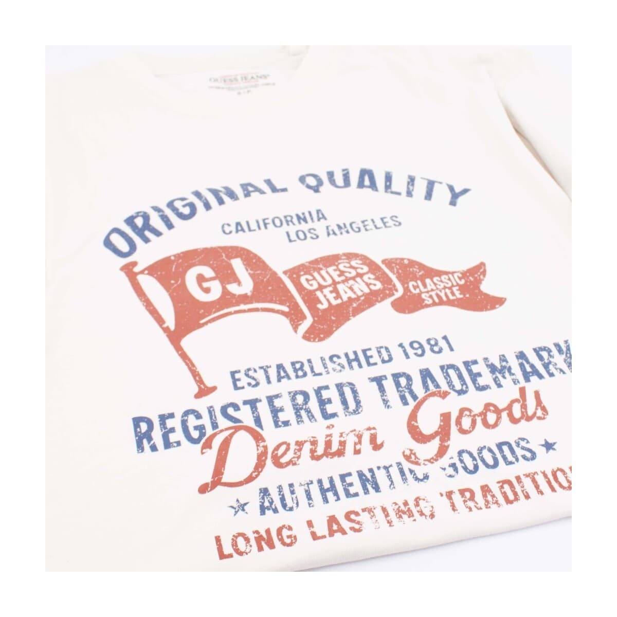 Men's T-Shirts Guess Beige