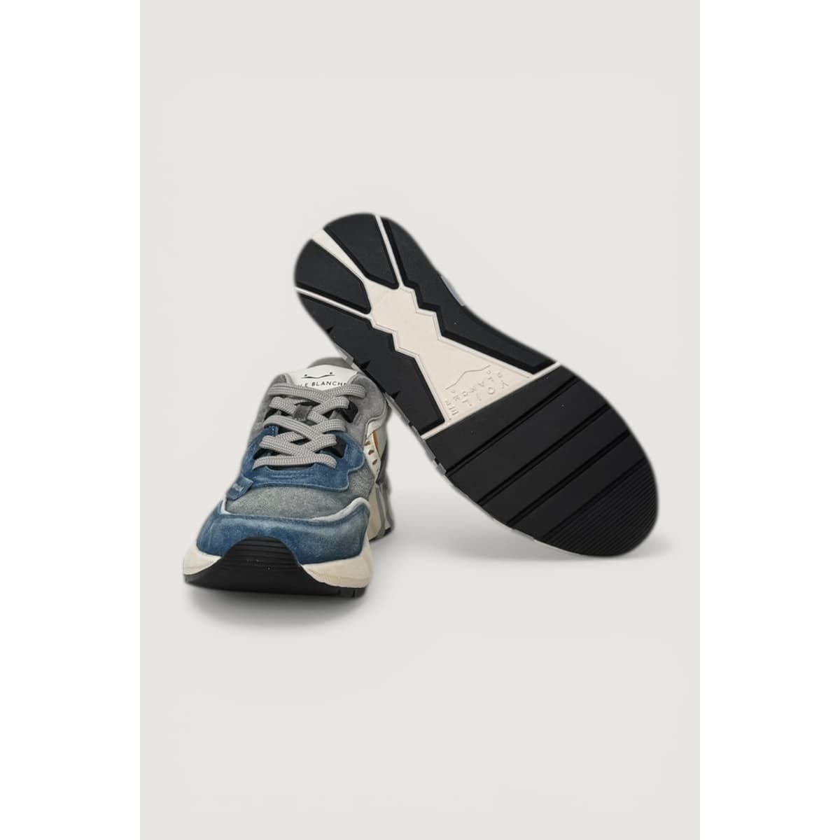 Men's Sneakers Voile Blanche Blue