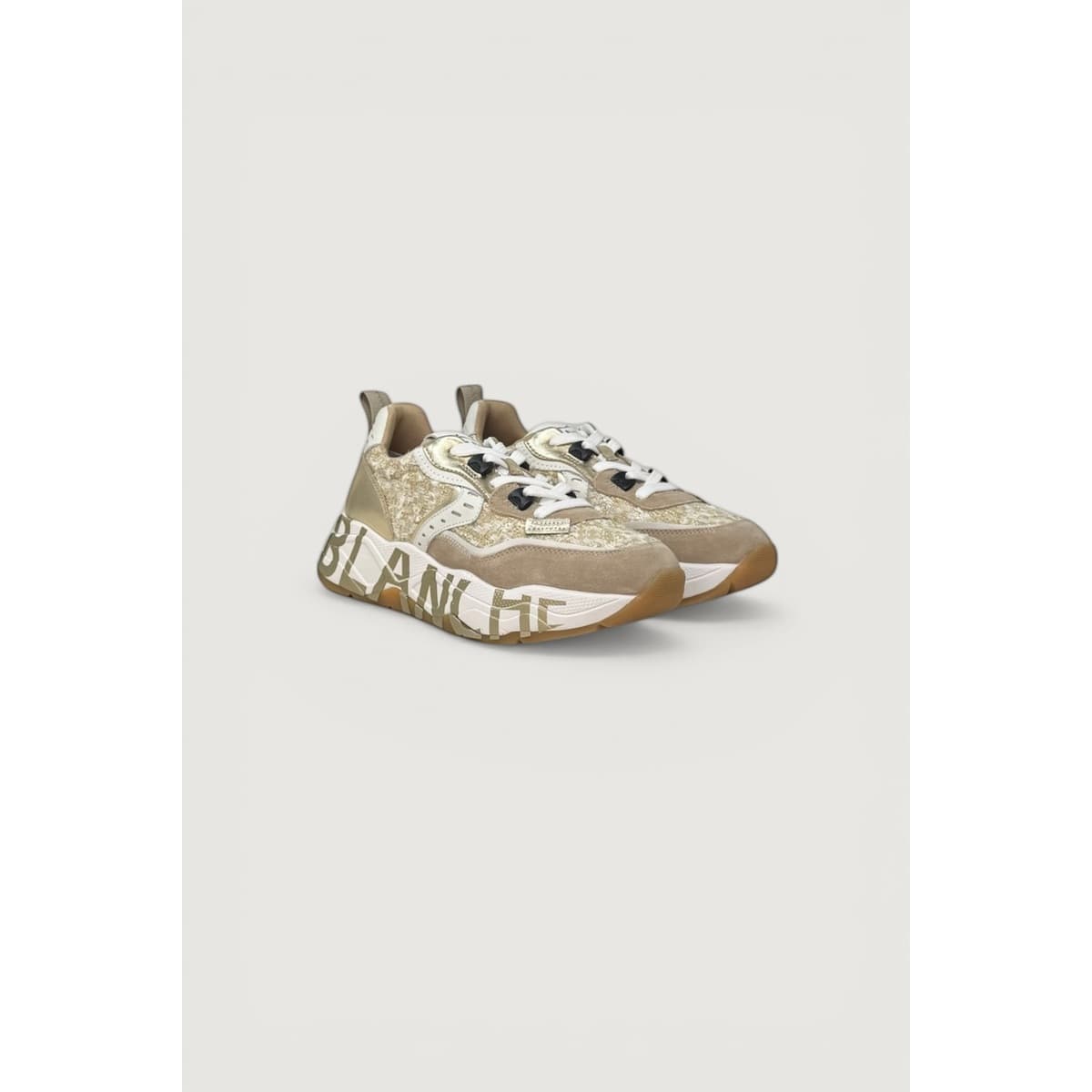 Women's Sneakers Voile Blanche Beige