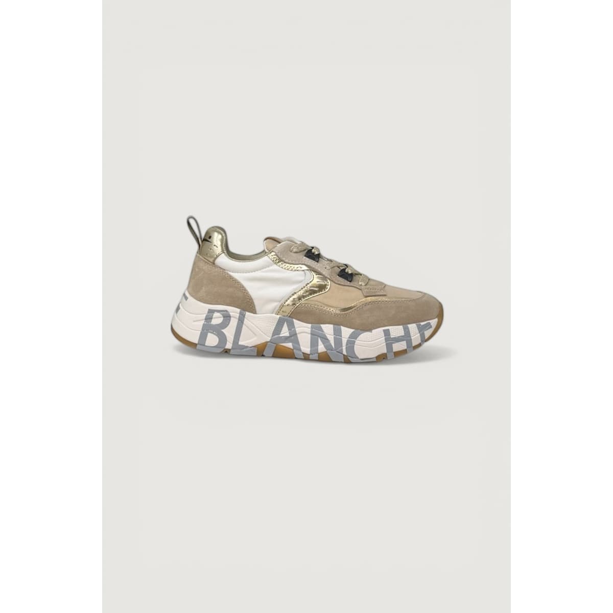 Women's Sneakers Voile Blanche Beige