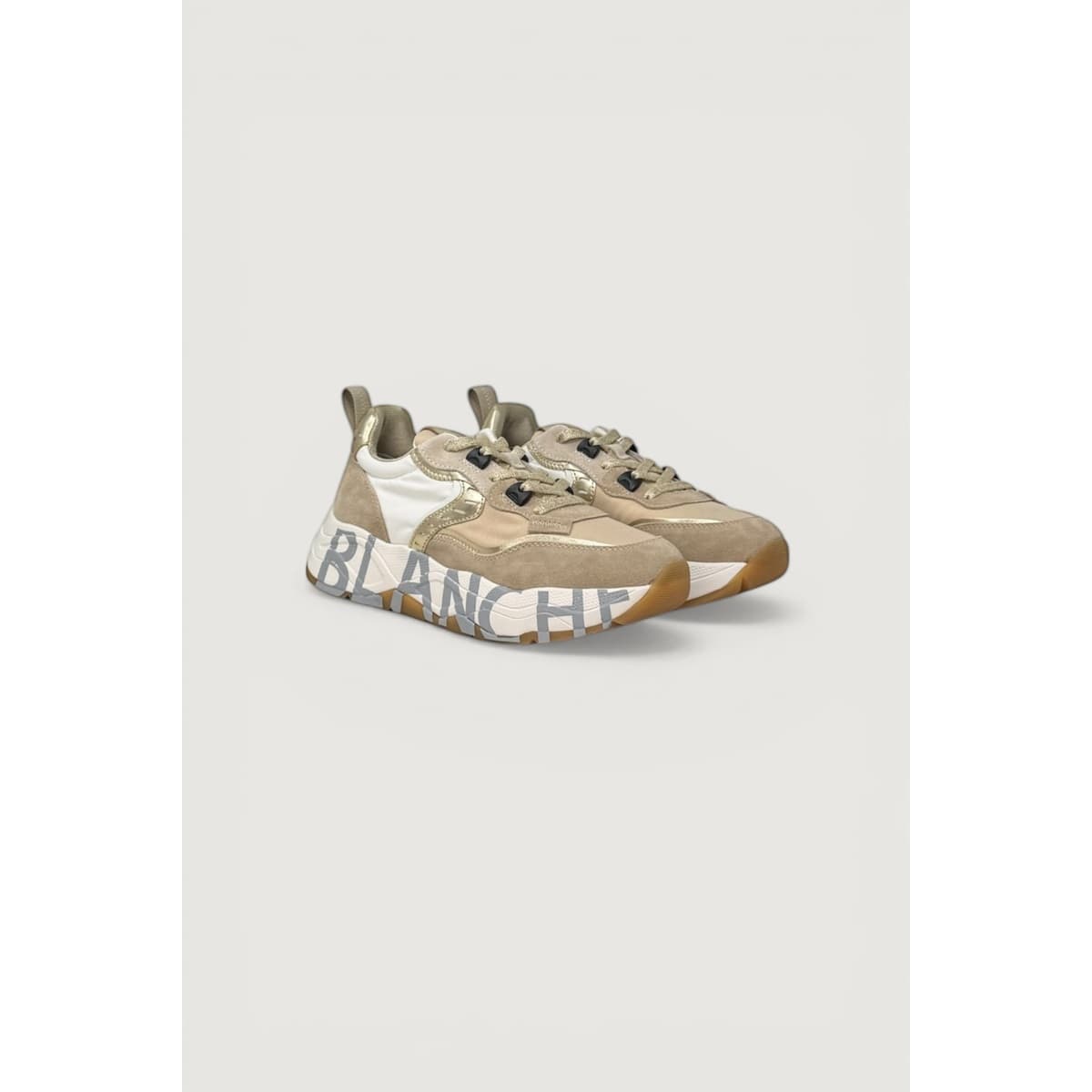 Women's Sneakers Voile Blanche Beige