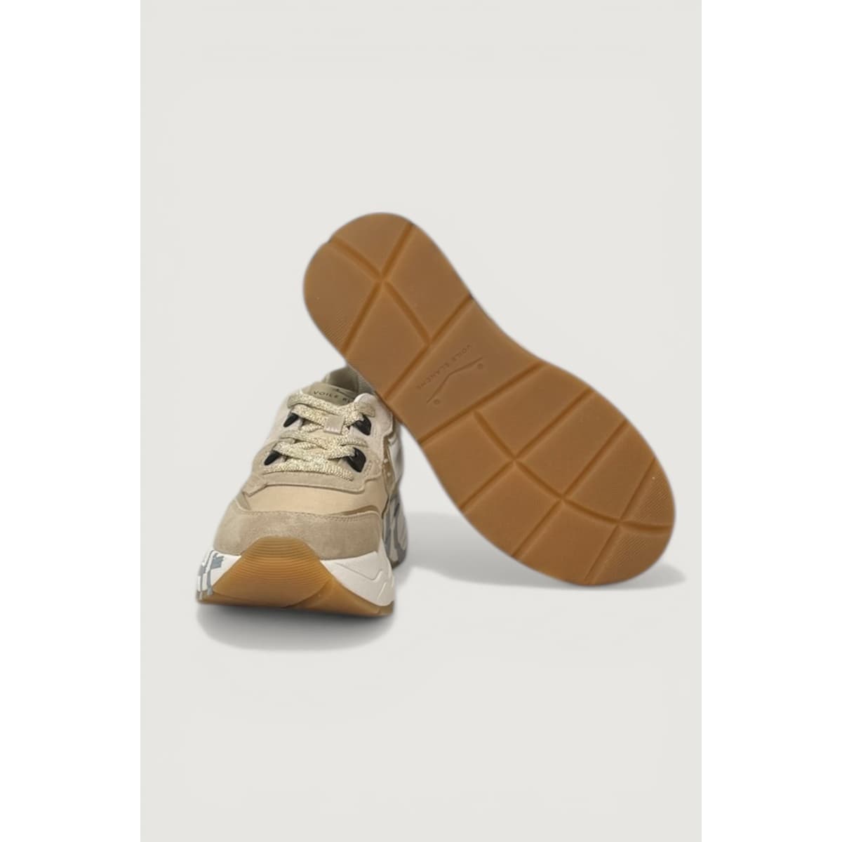 Women's Sneakers Voile Blanche Beige