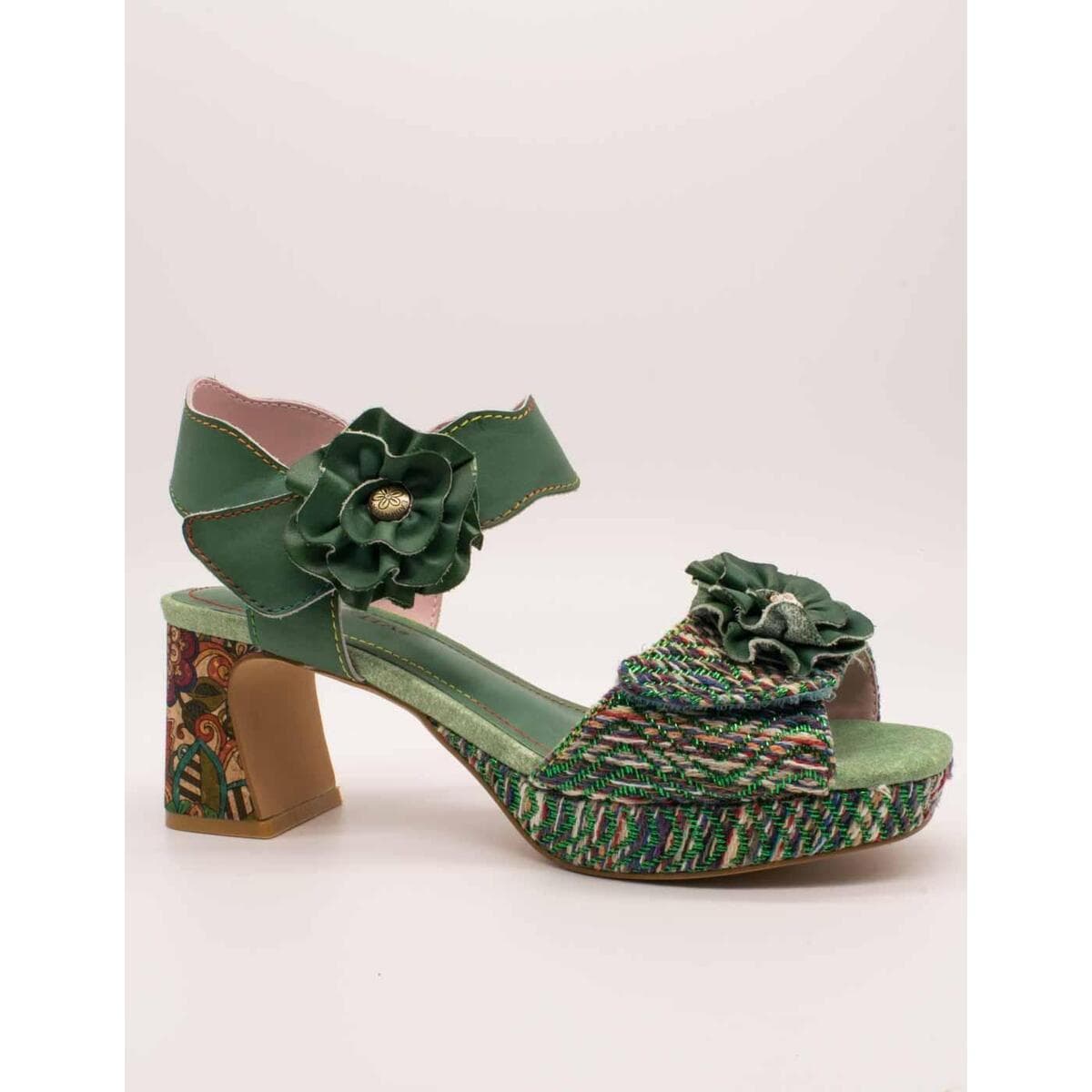 Σανδάλια με τακούνι Laura Vita Theao 07 Vert