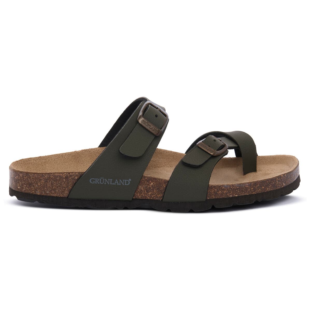 Women's Flip Flops Grunland Green