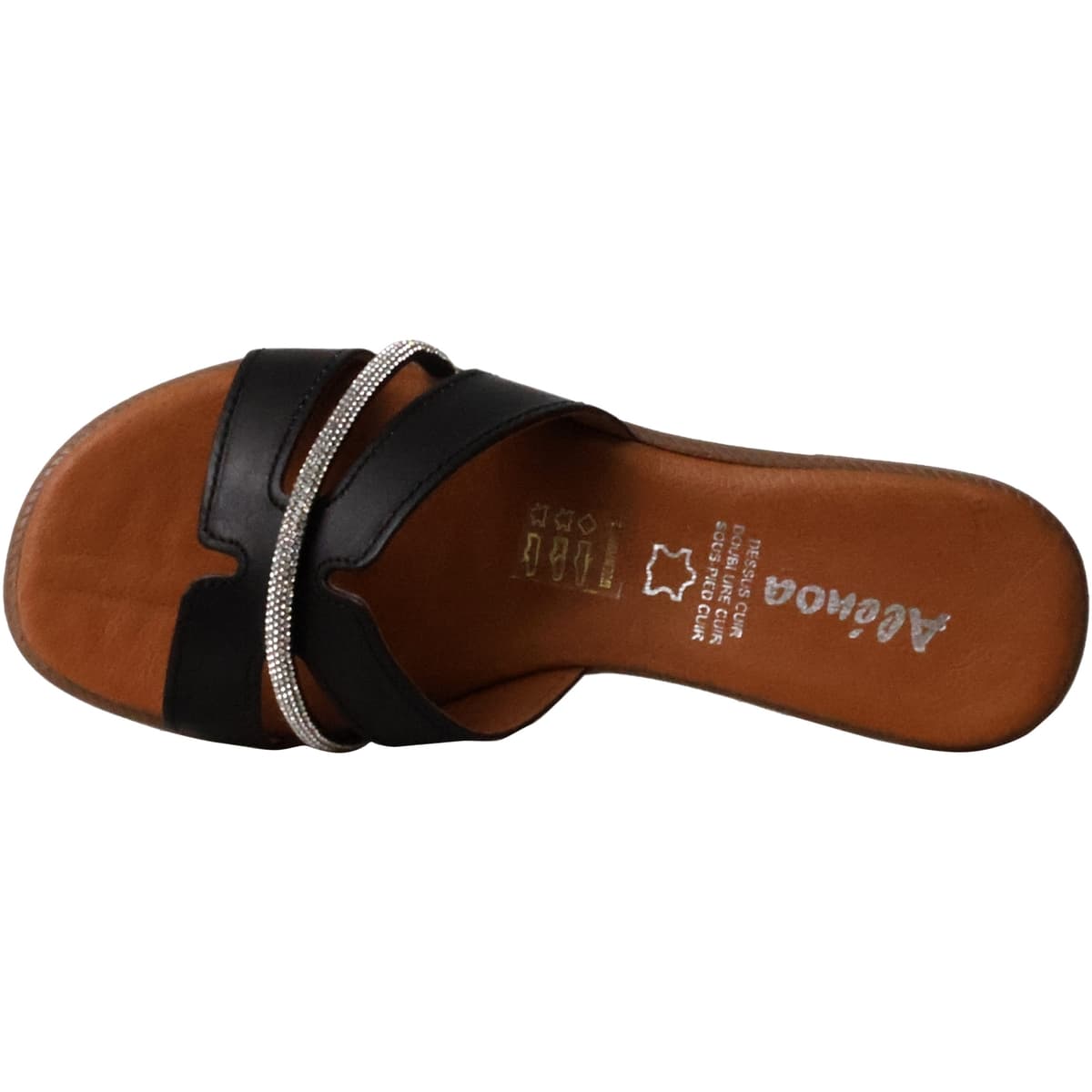 Women's Mules The Divine Factory Black