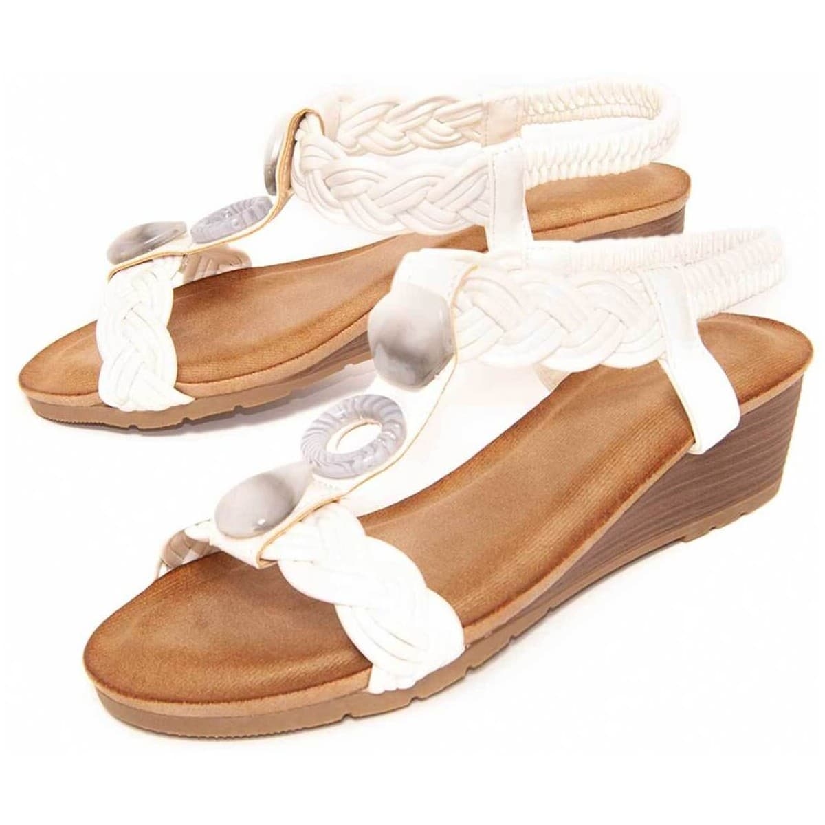 Women's Platforms Montevita White