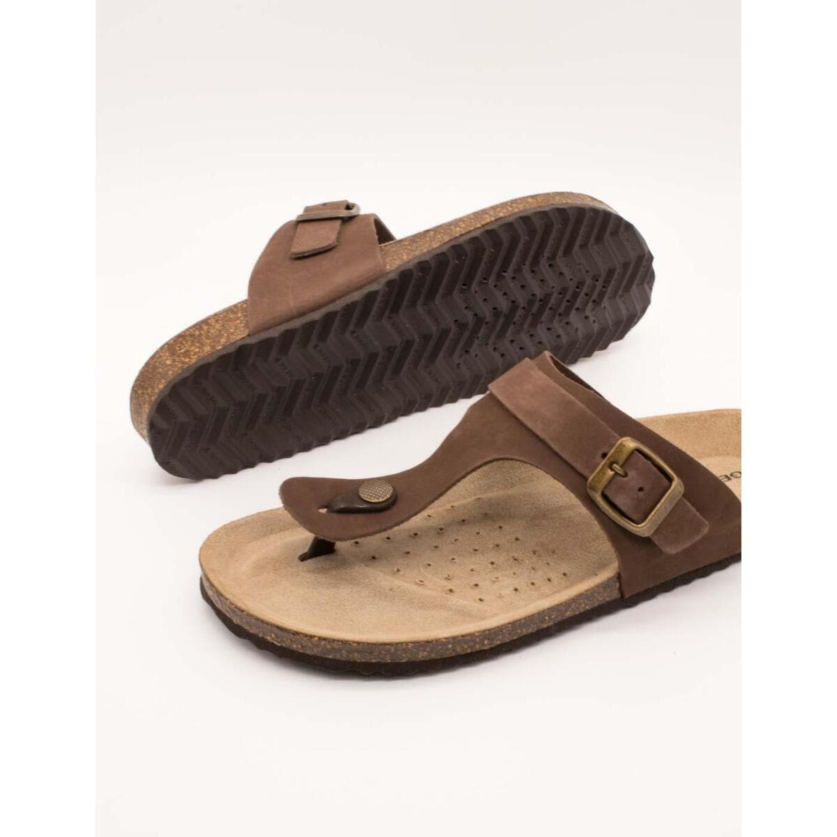 Women's Mules Geox Brown