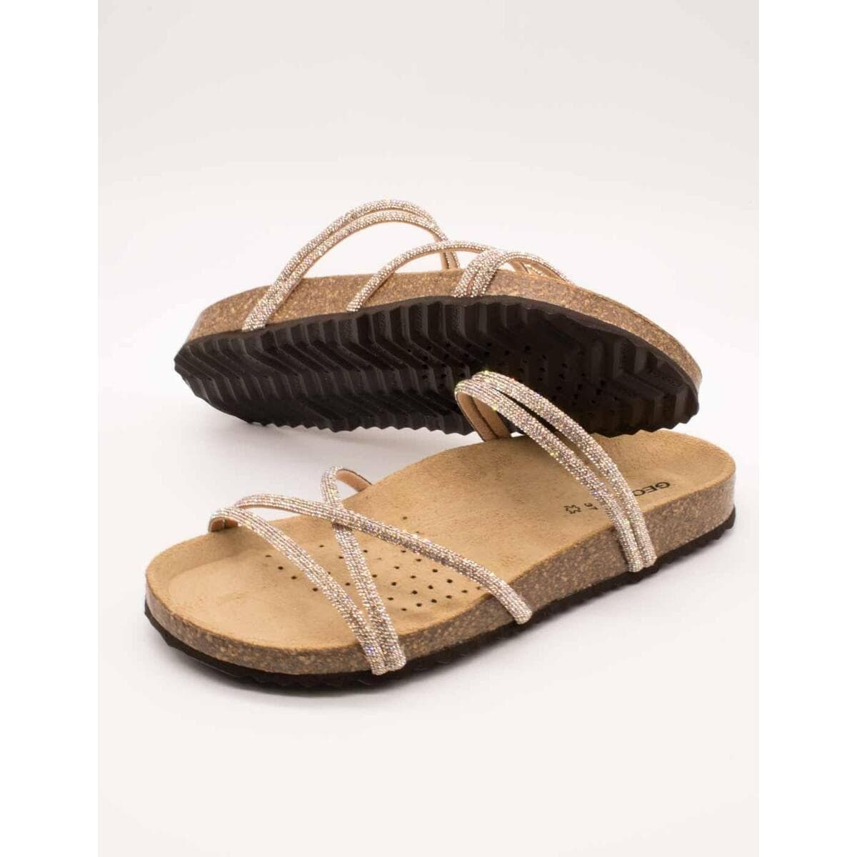 Women's Mules Geox Gold