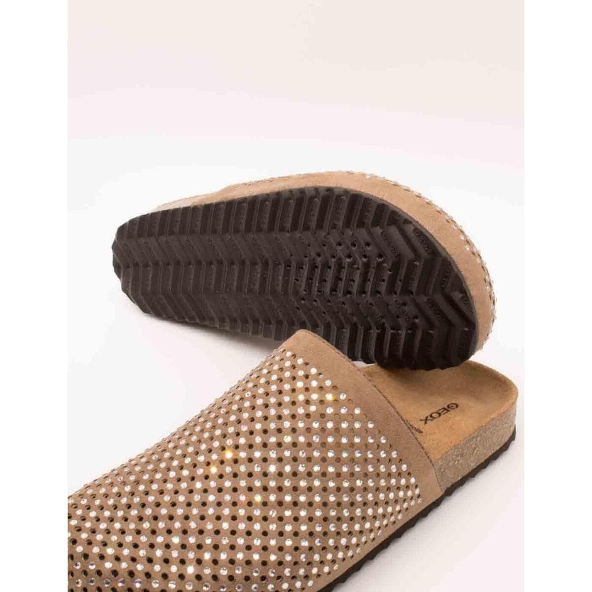 Women's Mules Geox Brown