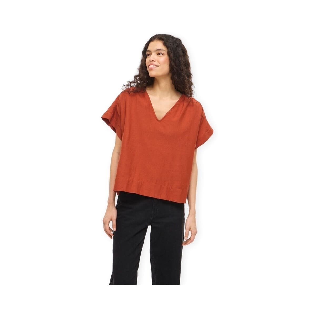 Women's T-Shirts Vila Orange