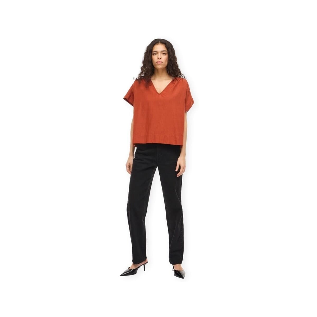 Women's T-Shirts Vila Orange