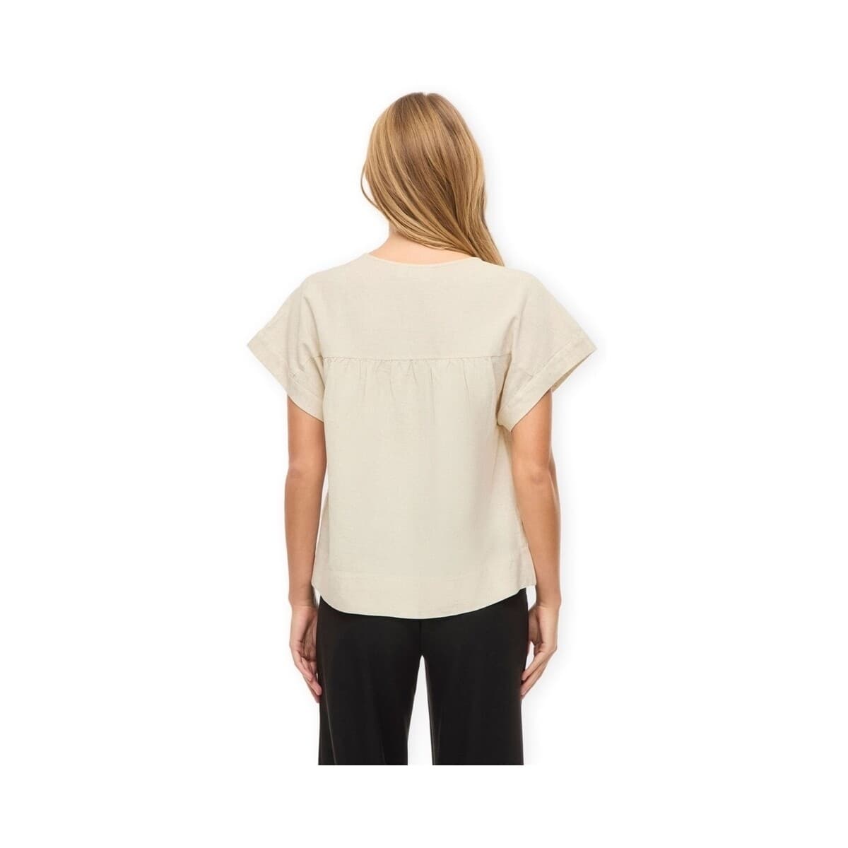 Women's T-Shirts Vila Beige