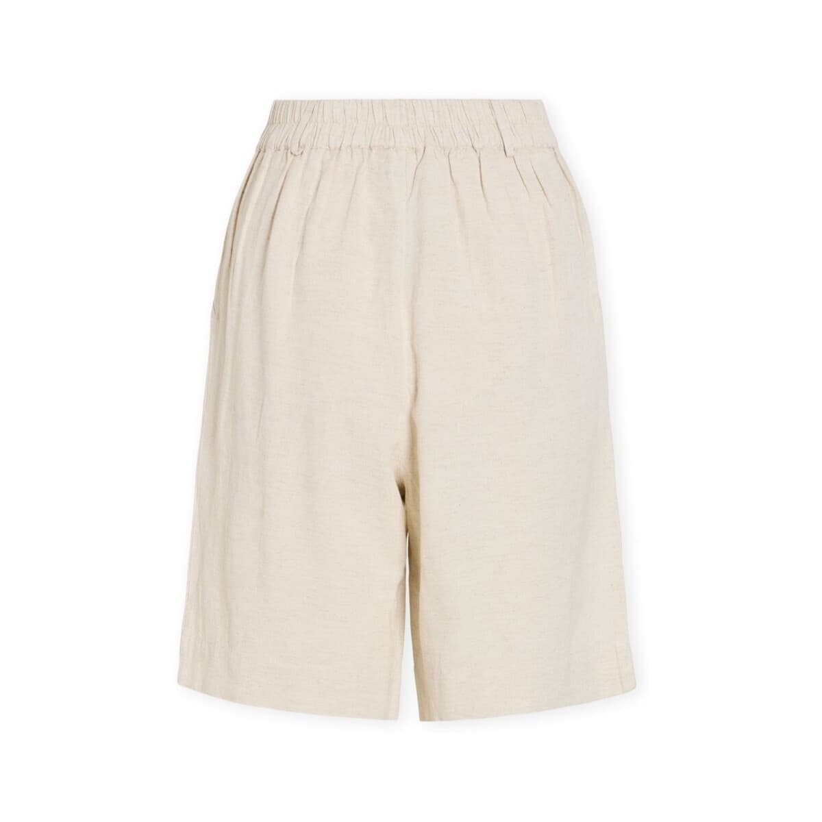 Shorts & Βερμούδες Vila Noos Prisilla Shorts - Super Light Natural Melange