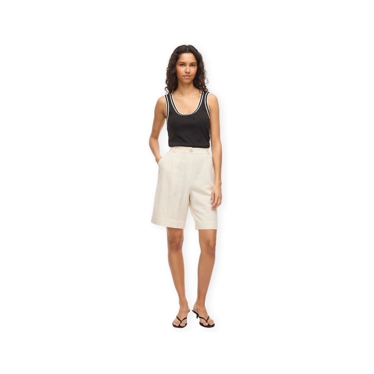 Women's Shorts Vila Beige