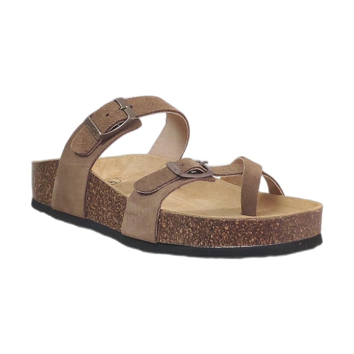 Women's Mules Plakton Brown