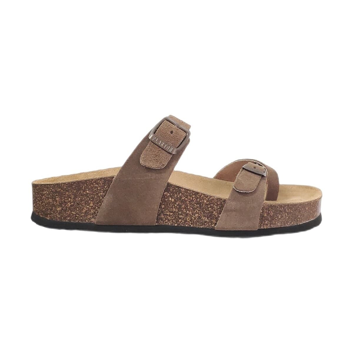 Women's Mules Plakton Brown