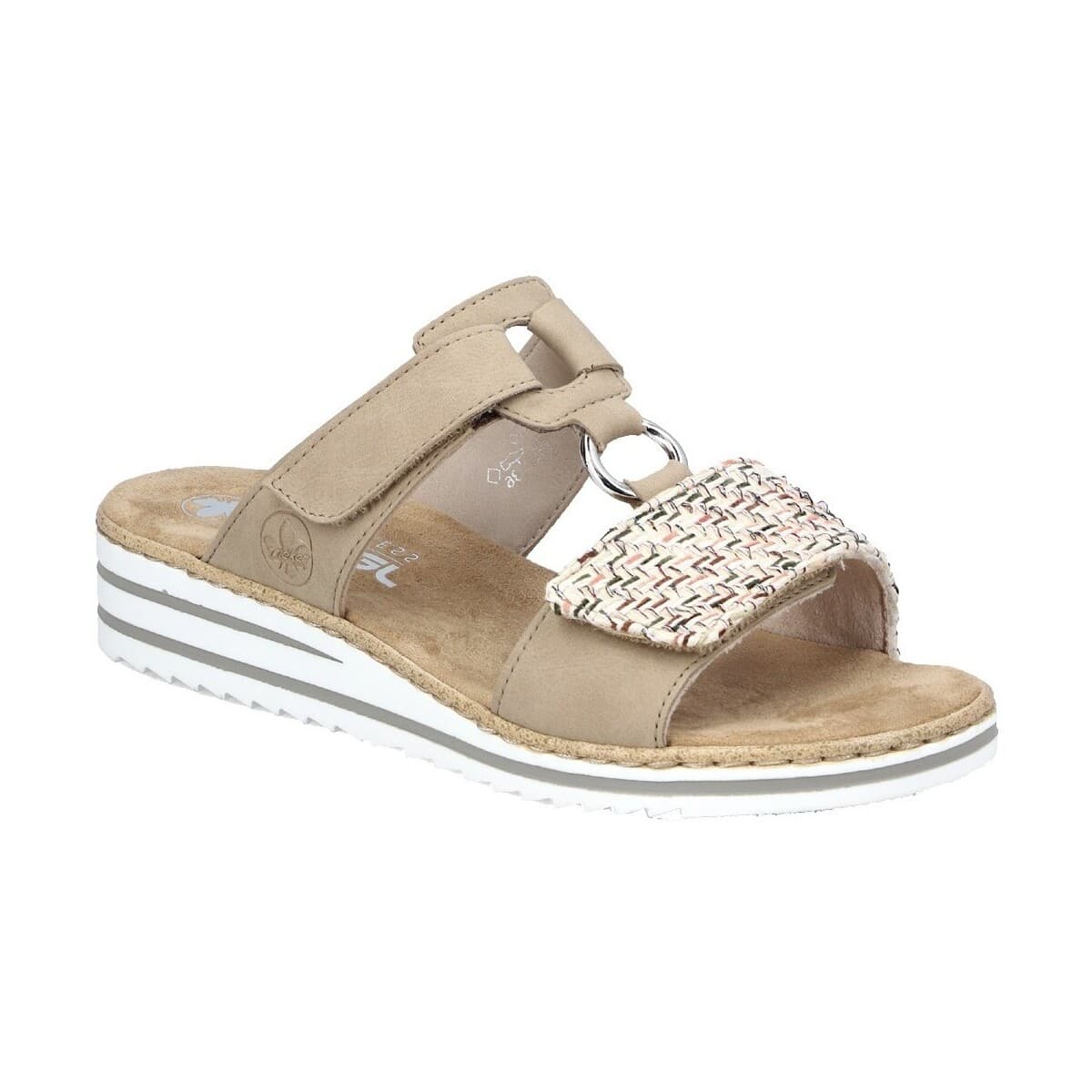 Women's Mules Rieker Beige