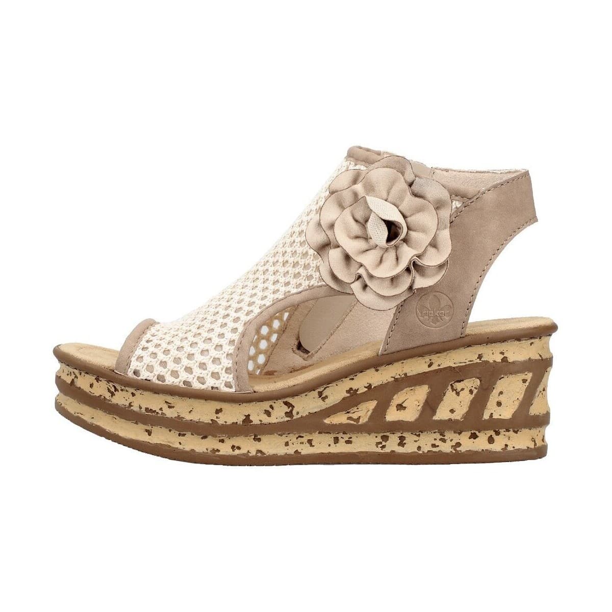 Women's Platforms Rieker Beige