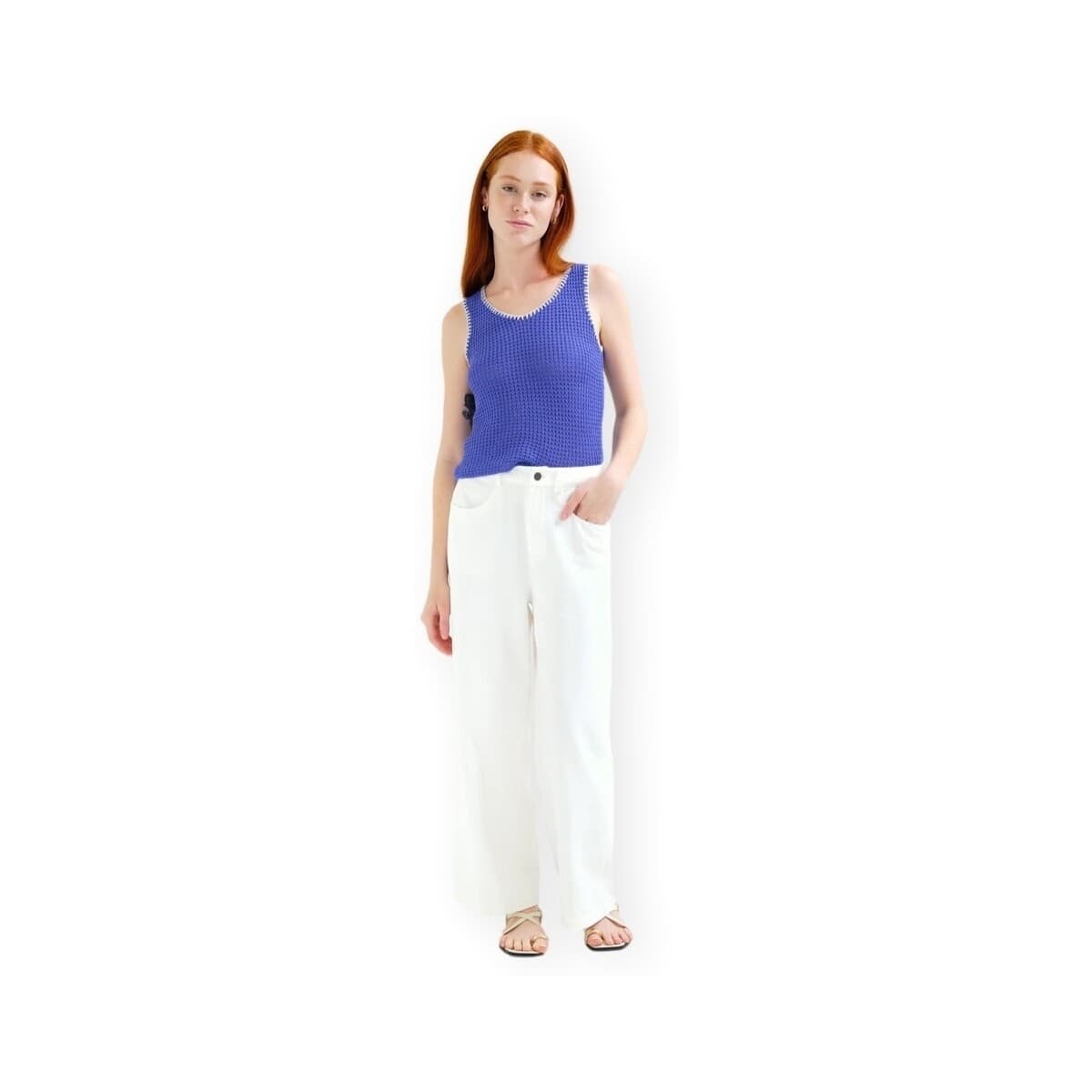 Women's Pants Compania Fantastica White
