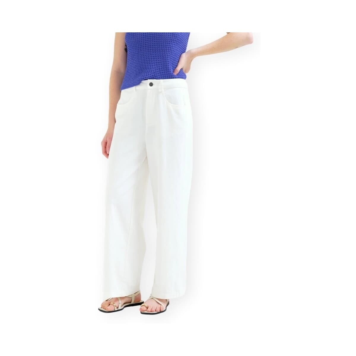 Women's Pants Compania Fantastica White