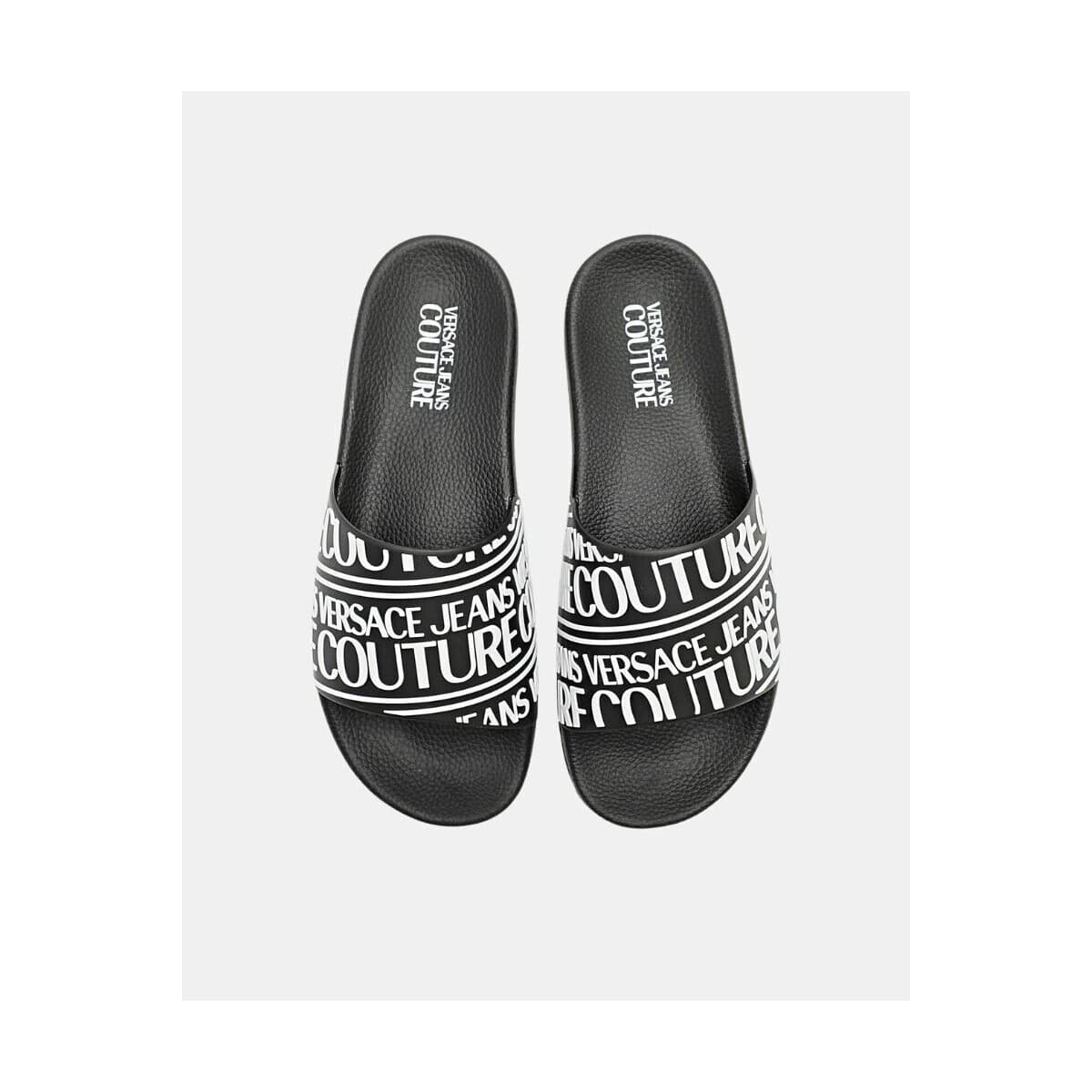 Men's Flip Flops Versace Black