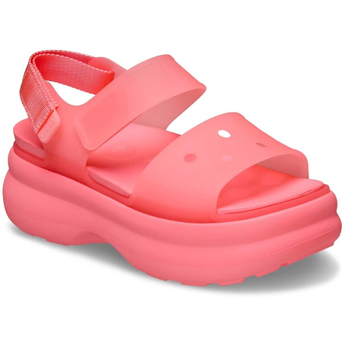 Σανδάλια με πλατφόρμα Crocs Soho Frosted Y Strap Sandal W