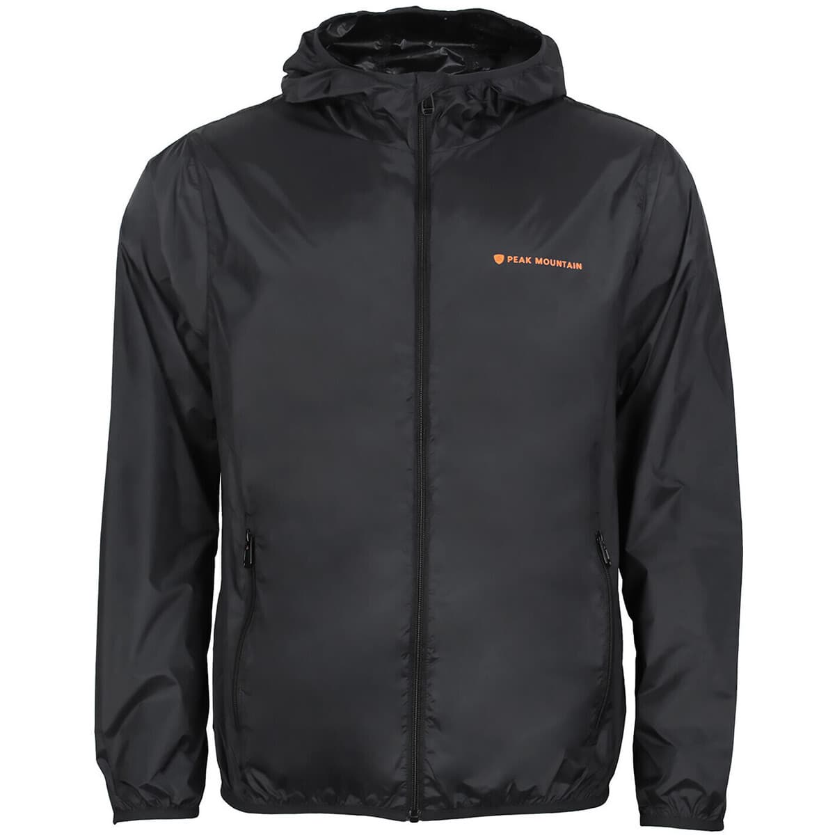 Men's Windbreakers Peak Mountain Black