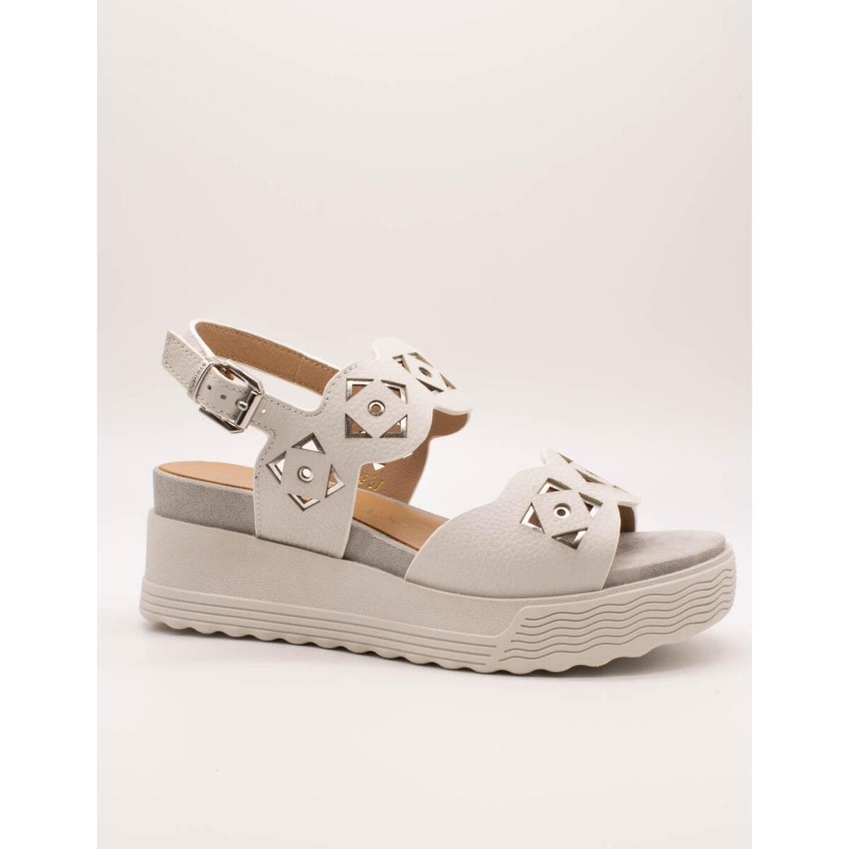 Women's Platforms Stonefly White