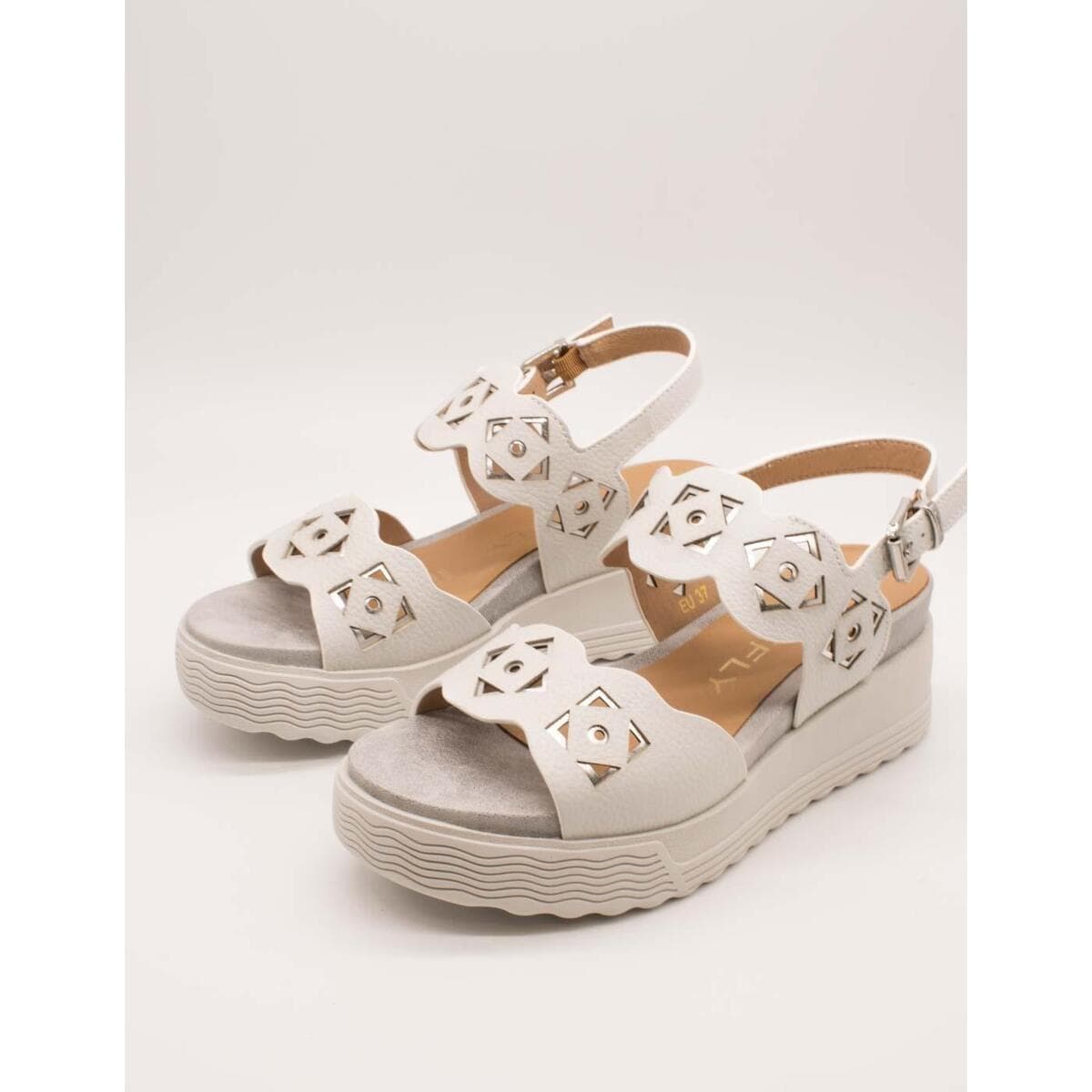 Women's Platforms Stonefly White