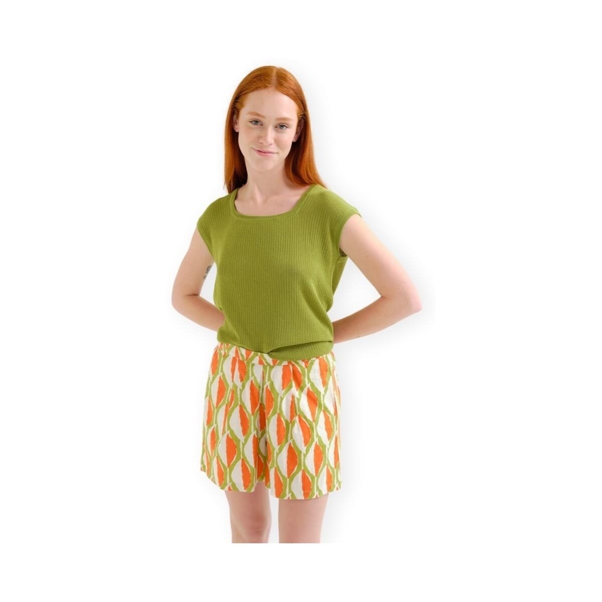 Women's T-Shirts Compania Fantastica Green