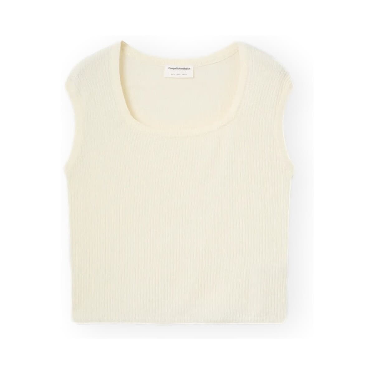 Μπλούζα Compania Fantastica COMPAÑIA FANTÁSTICA Top 10455 - Offwhite