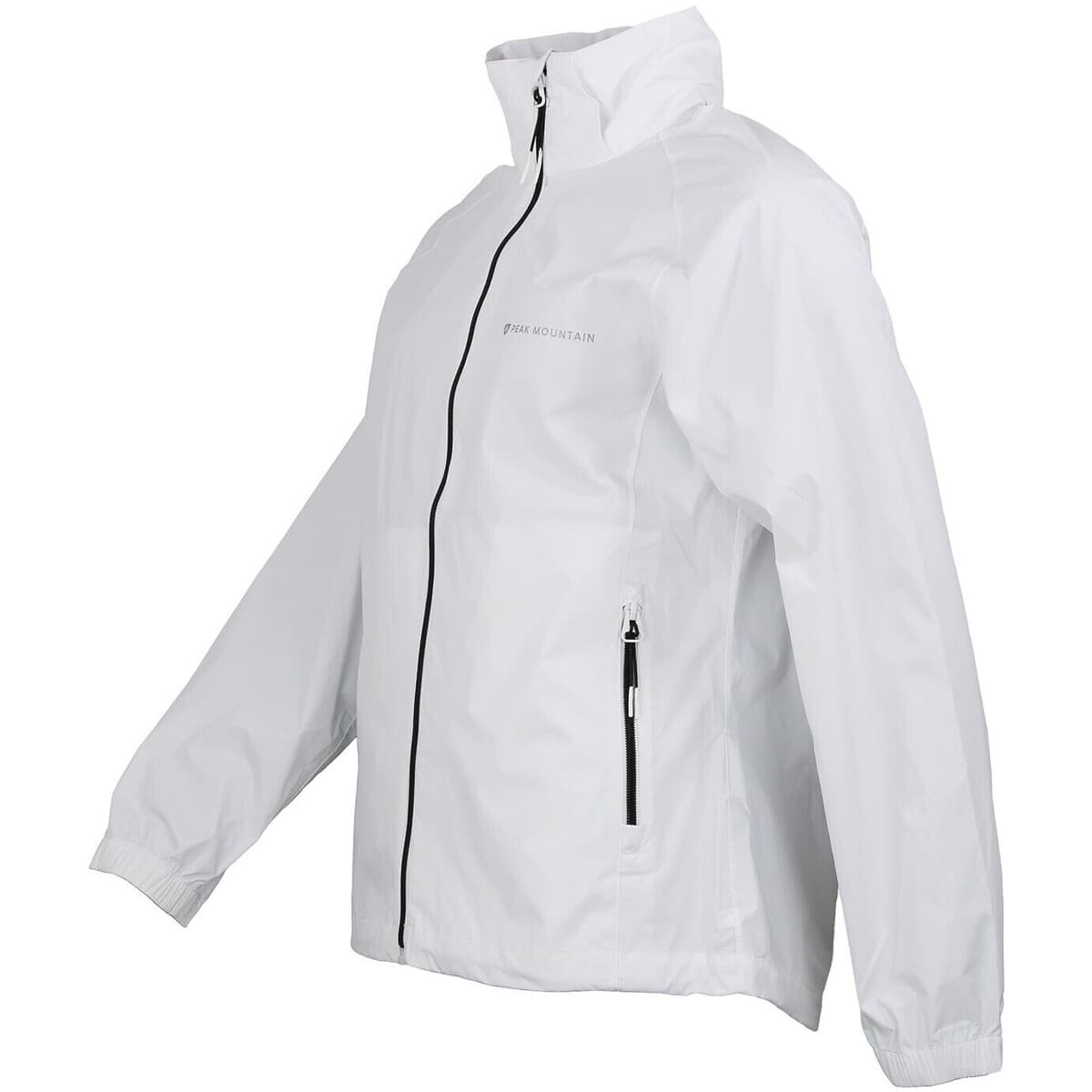 Women's Windbreakers Peak Mountain White