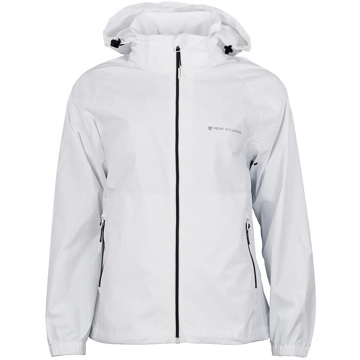 Women's Windbreakers Peak Mountain White