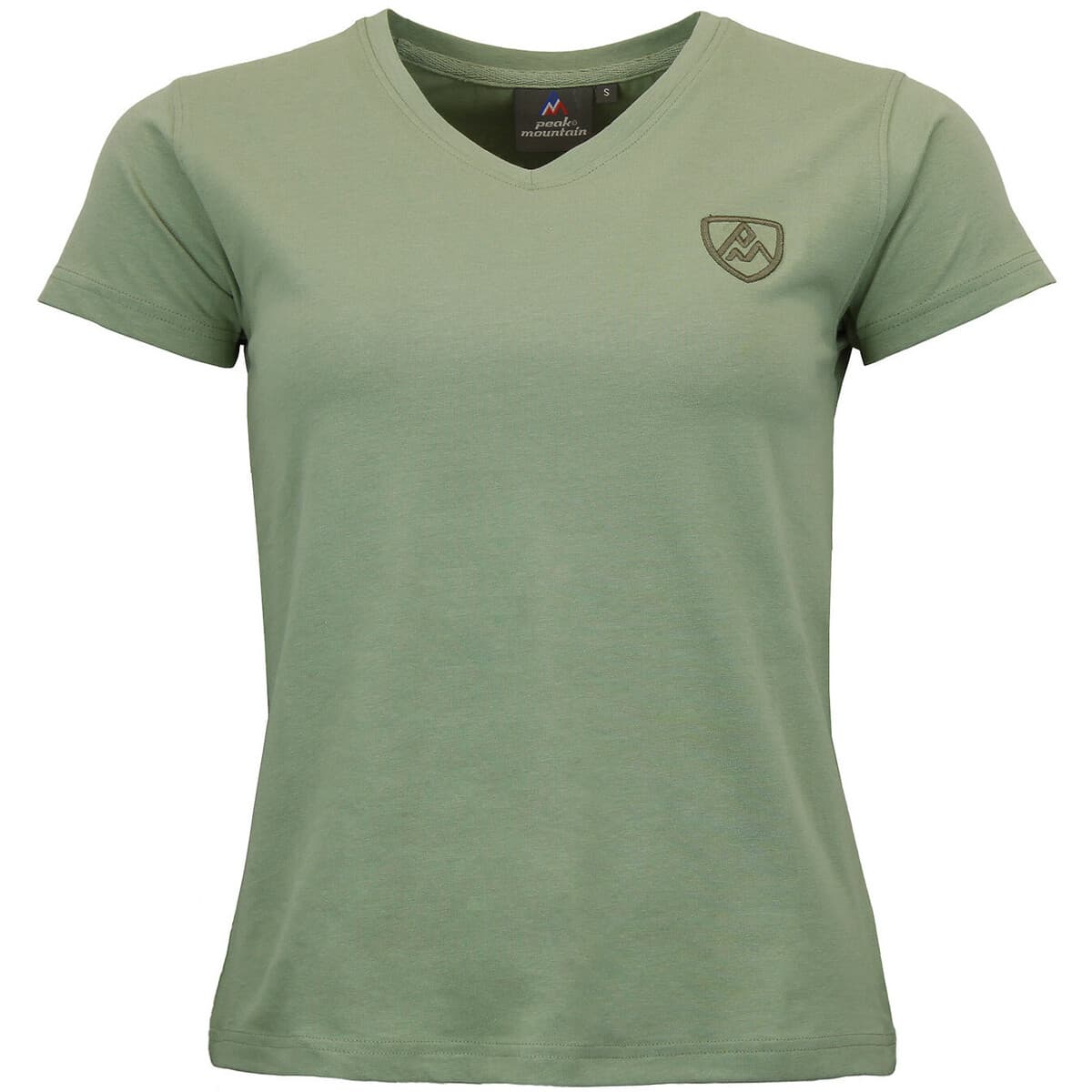 Women's T-Shirts Peak Mountain Khaki